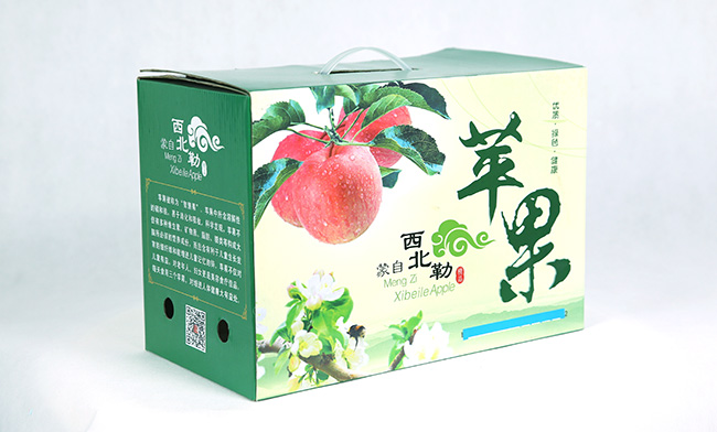 對(duì)蓋手柄瓦楞禮盒